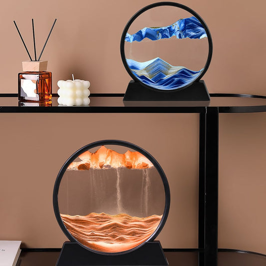 Perfect gift-3D hourglass deep sea sand scene (let your mind empty and calm down)