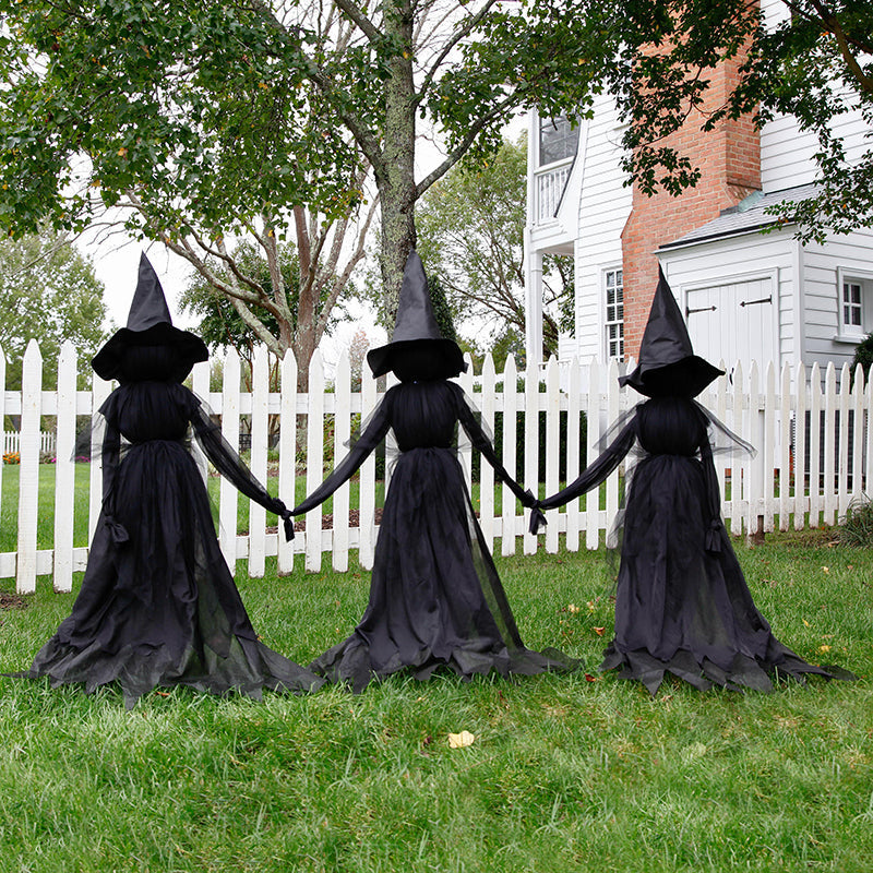 🎃Halloween's hottest items - Lighted Halloween Witch Stakes