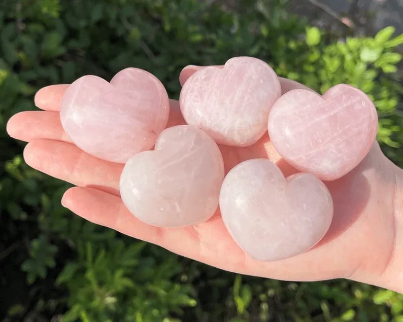 ✨This Week's Special Price $12.99💥LARGE Rose Quartz Heart Crystal