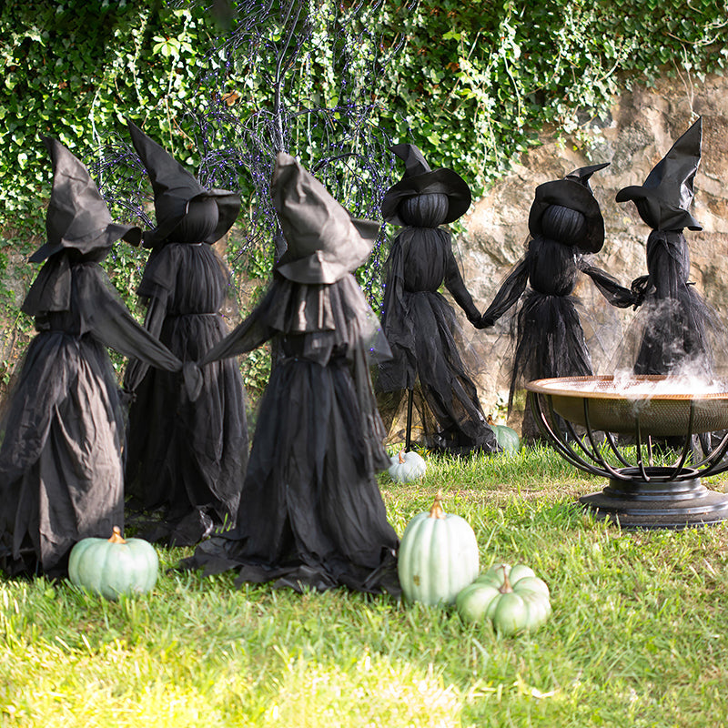 🎃Halloween's hottest items - Lighted Halloween Witch Stakes