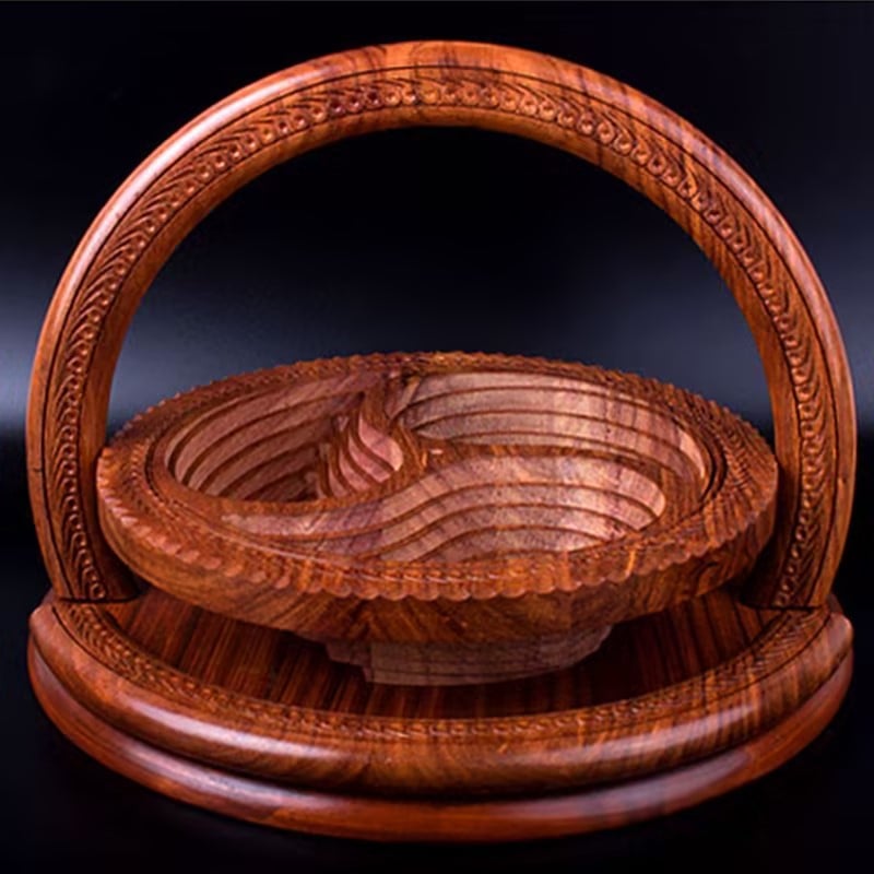 Hot Sale 49% OFF🔥-Handmade wood carving fruit plate