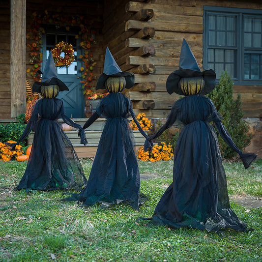 🎃Halloween's hottest items - Lighted Halloween Witch Stakes