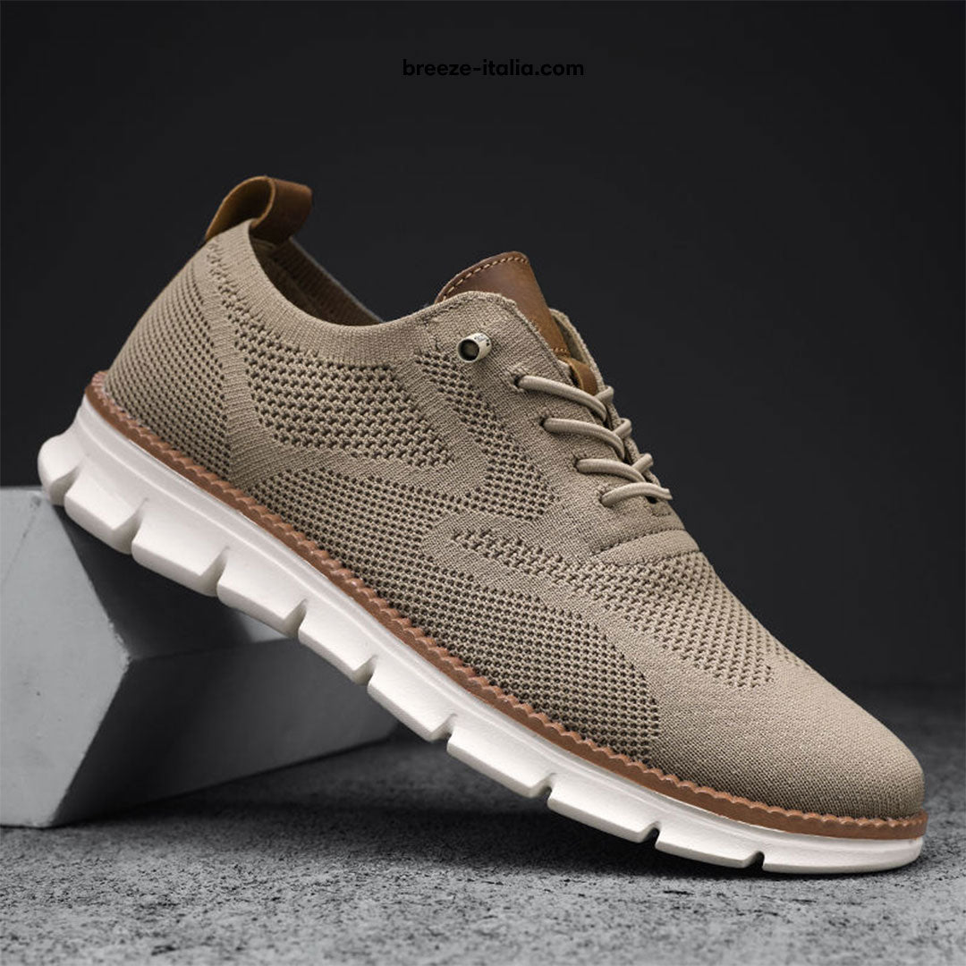 Lightweight lace-up casual men's shoes