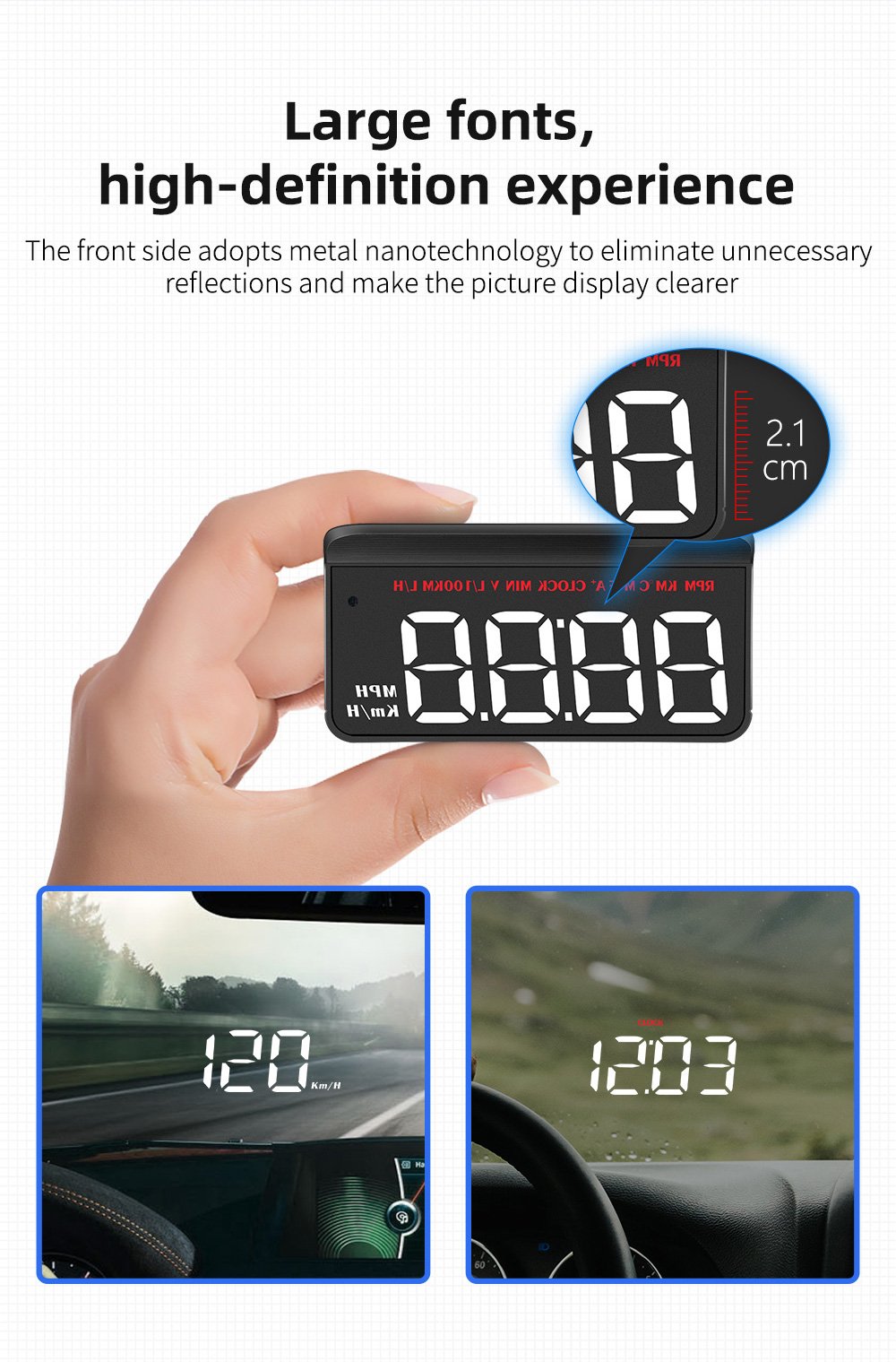 🎁Early Christmas Sale-49% OFF - Car Portable Speed Monitor(BUY 2 FREE SHIPPING)