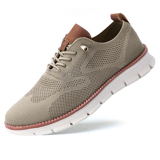 Lightweight lace-up casual men's shoes