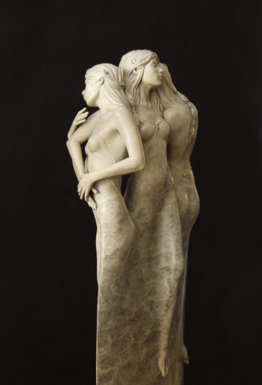 Sculpture of Three Goddess Embracing