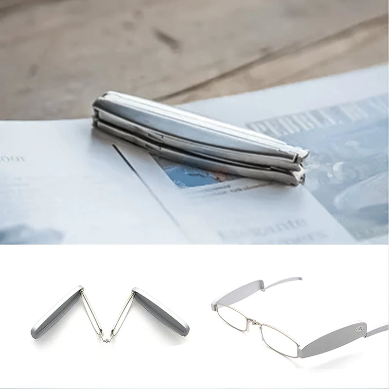 Ultra Light Titanium Material Screwless Foldable Reading Glasses