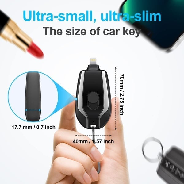 🔥Hot Sale 49% OFF🔥Keychain Power Bank - 👍 Buy 2 Get 1 Free (3 pcs)