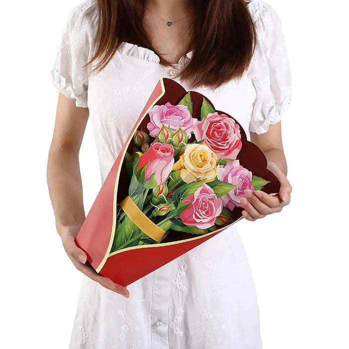 🔥Pop Up Flower Bouquet Greeting Card