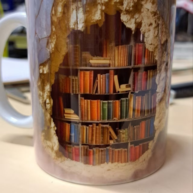 3D bookshelf cup