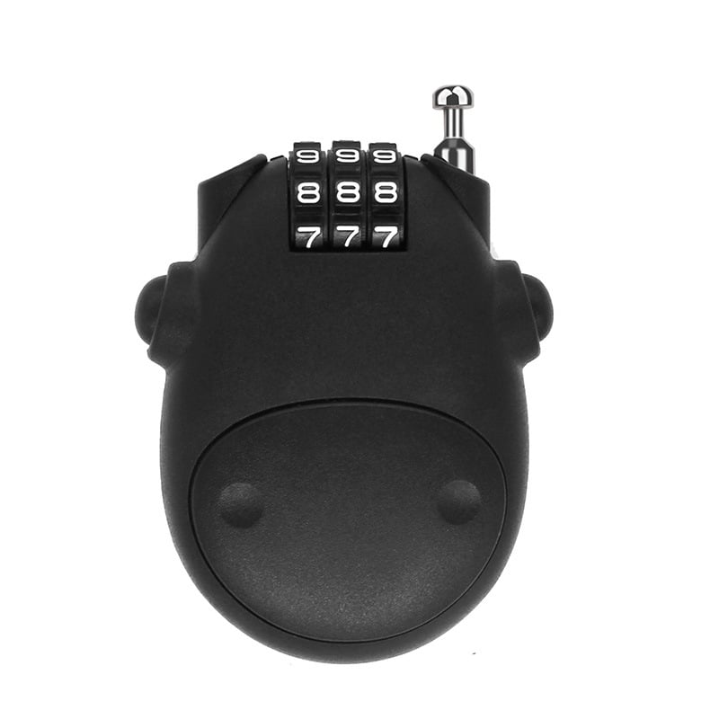 Adjustable cable security combination lock