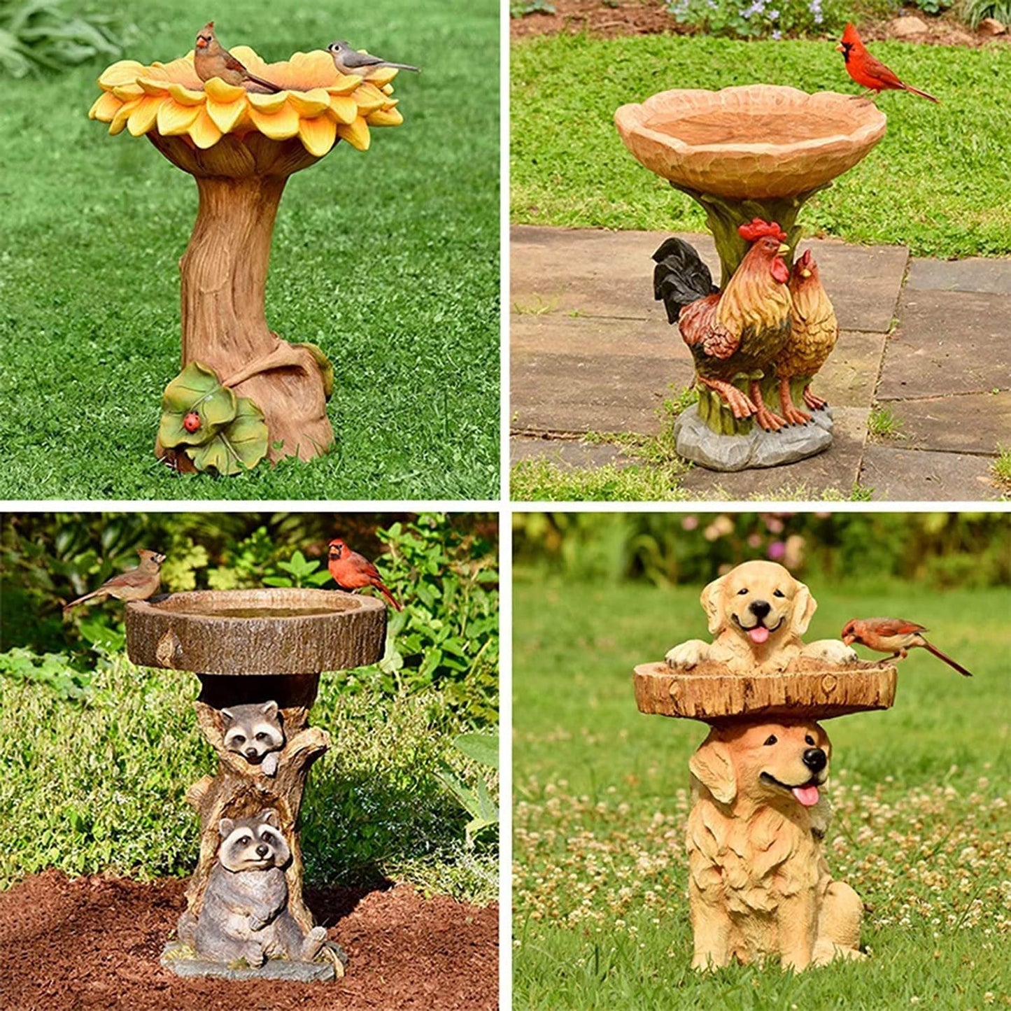 Creative Animals Sculpture Bird Feeders