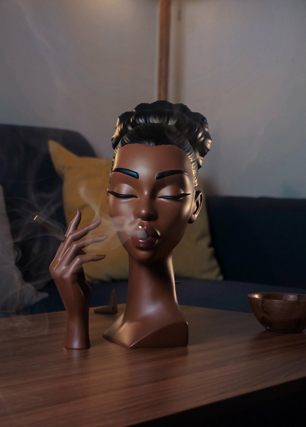 🔥Head Incense Burner Black Woman