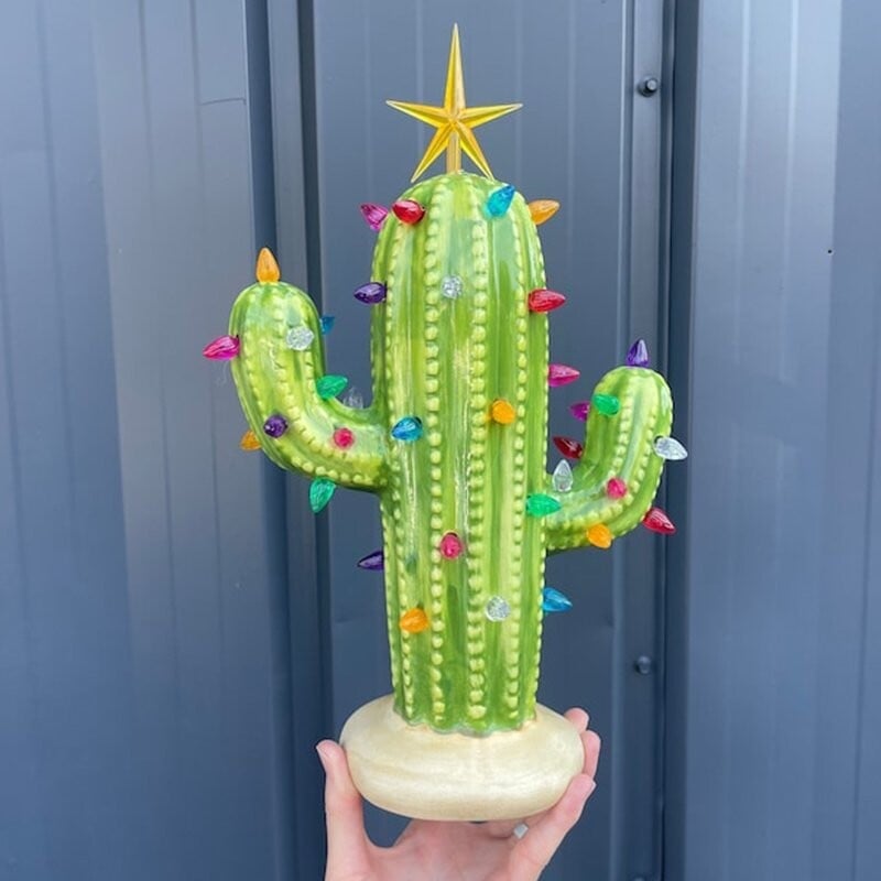 🔥Last Day Promotion 49% OFF - Handmade Vintage Luminous Cactus✨