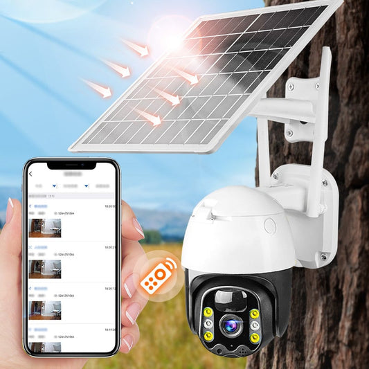 ✈️🎥Smart Wireless Solar Surveillance Camera