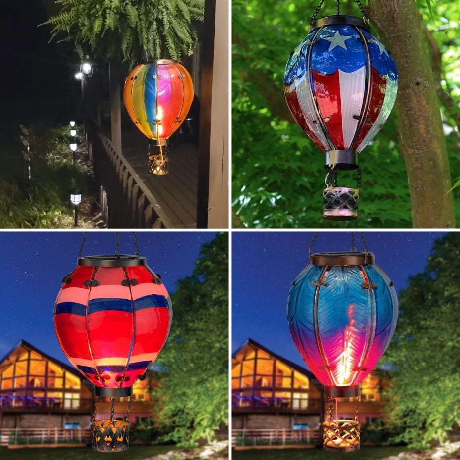 Hot Air Balloon Solar Lantern