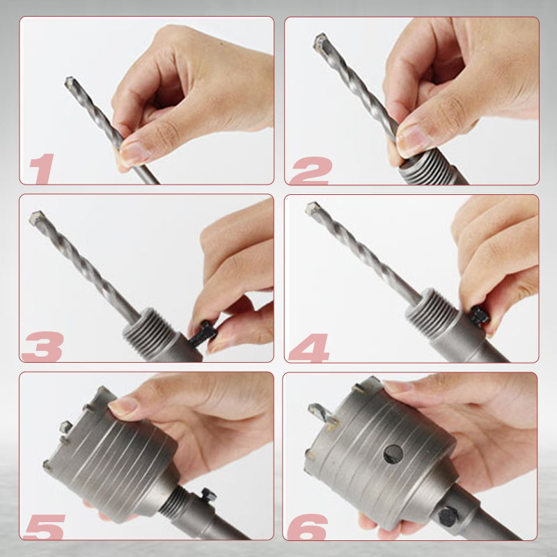 Impact-Resistant Wall Puncher - Electric Drill Accessories