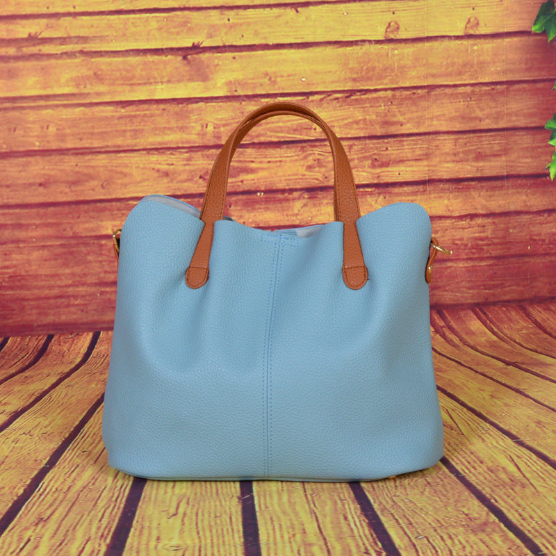 2024 Latest Soft Leather Tote Bag