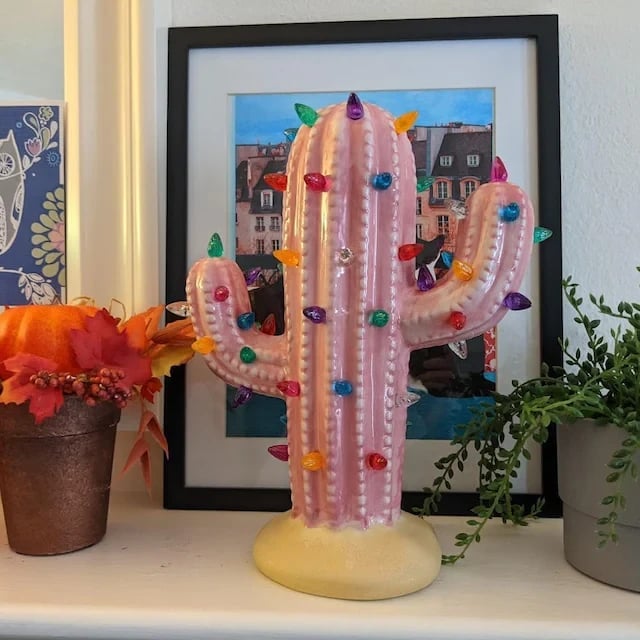 🔥Last Day Promotion 49% OFF - Handmade Vintage Luminous Cactus✨