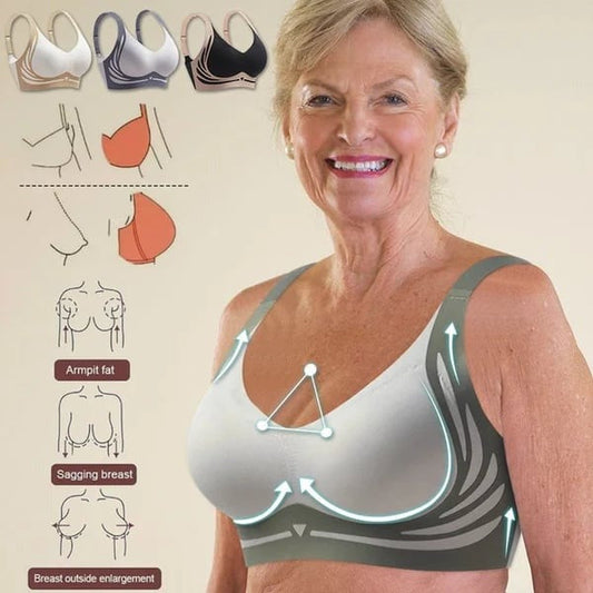 🔥Buy 1 Get 2 Packs🎁Super gather bra | Wireless Push-up Bra👍No more sagging breasts