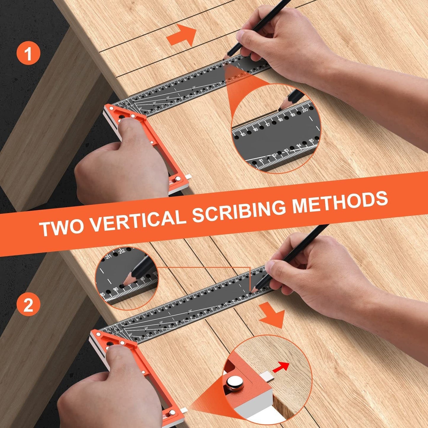 Multi-angle measuring ruler-high quality professional measuring tool