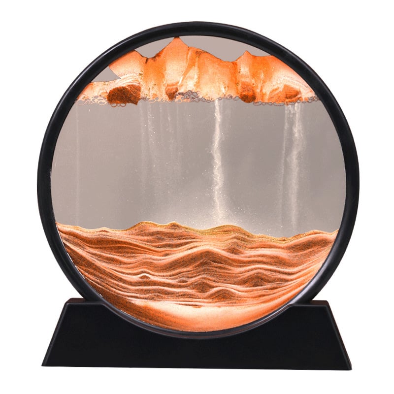 Perfect gift-3D hourglass deep sea sand scene (let your mind empty and calm down)