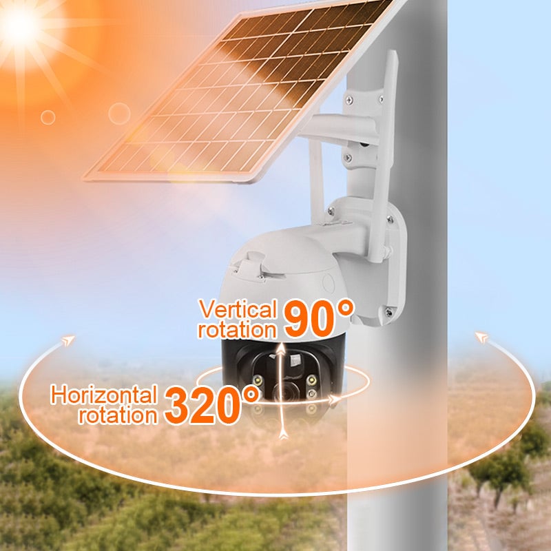 ✈️🎥Smart Wireless Solar Surveillance Camera