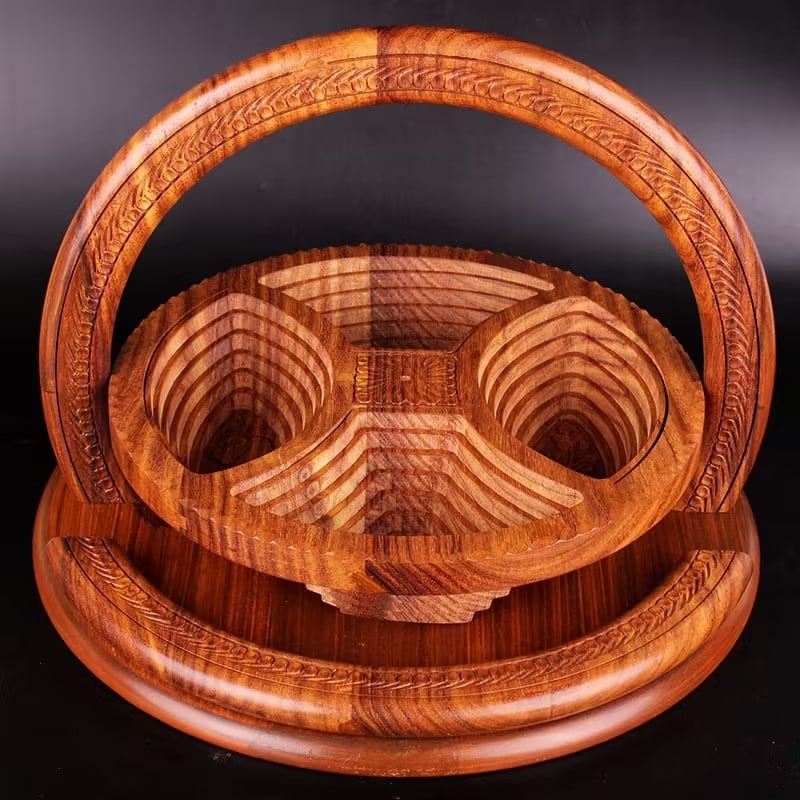 Hot Sale 49% OFF🔥-Handmade wood carving fruit plate