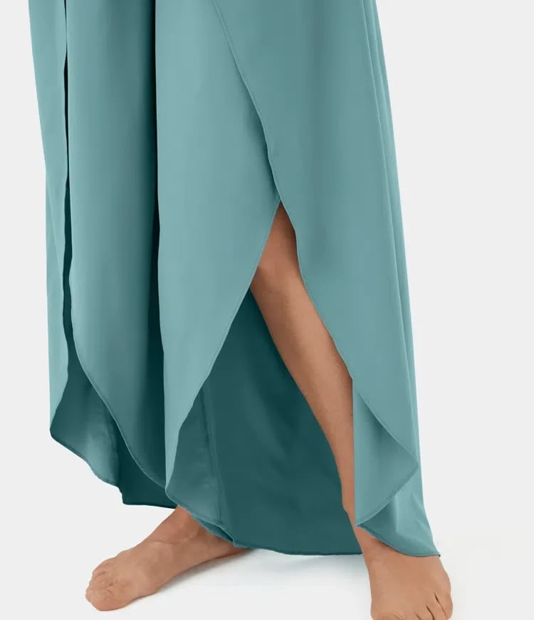 (🔥Last Day Promotion- SAVE 48% OFF) -High Waisted Split Wide Leg Quick Dry Casual Pants🎉