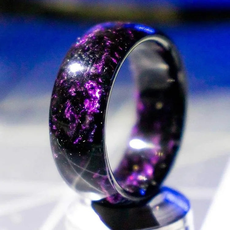 The Colored Galaxy Opal Ring