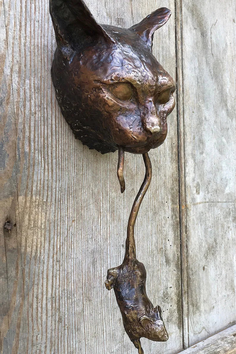 Cat Door Knocker