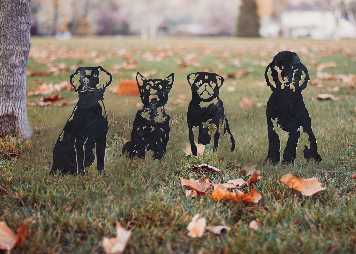 Yorkshire Terrier Metal Silhouette