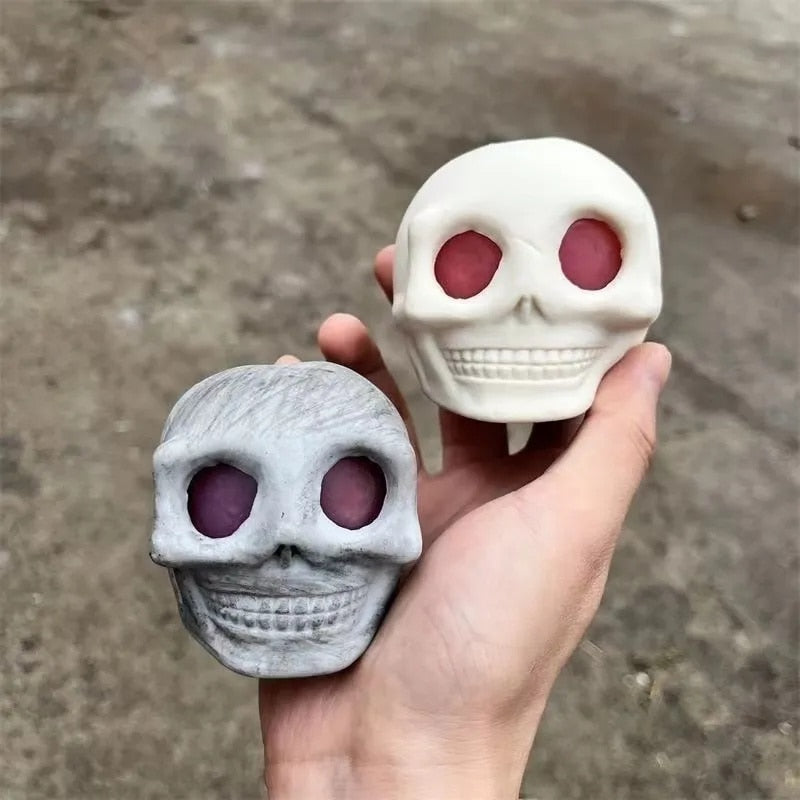 New Gothic-style squeeze skull toy