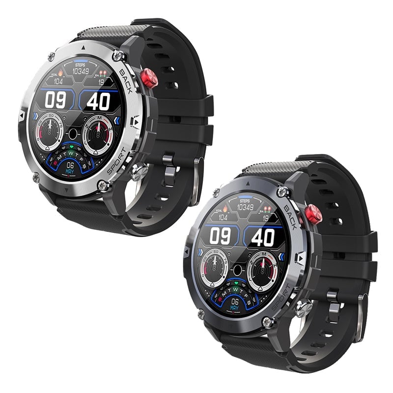 Military 2023 HD LCD Bluetooth Tactical Smart Watch