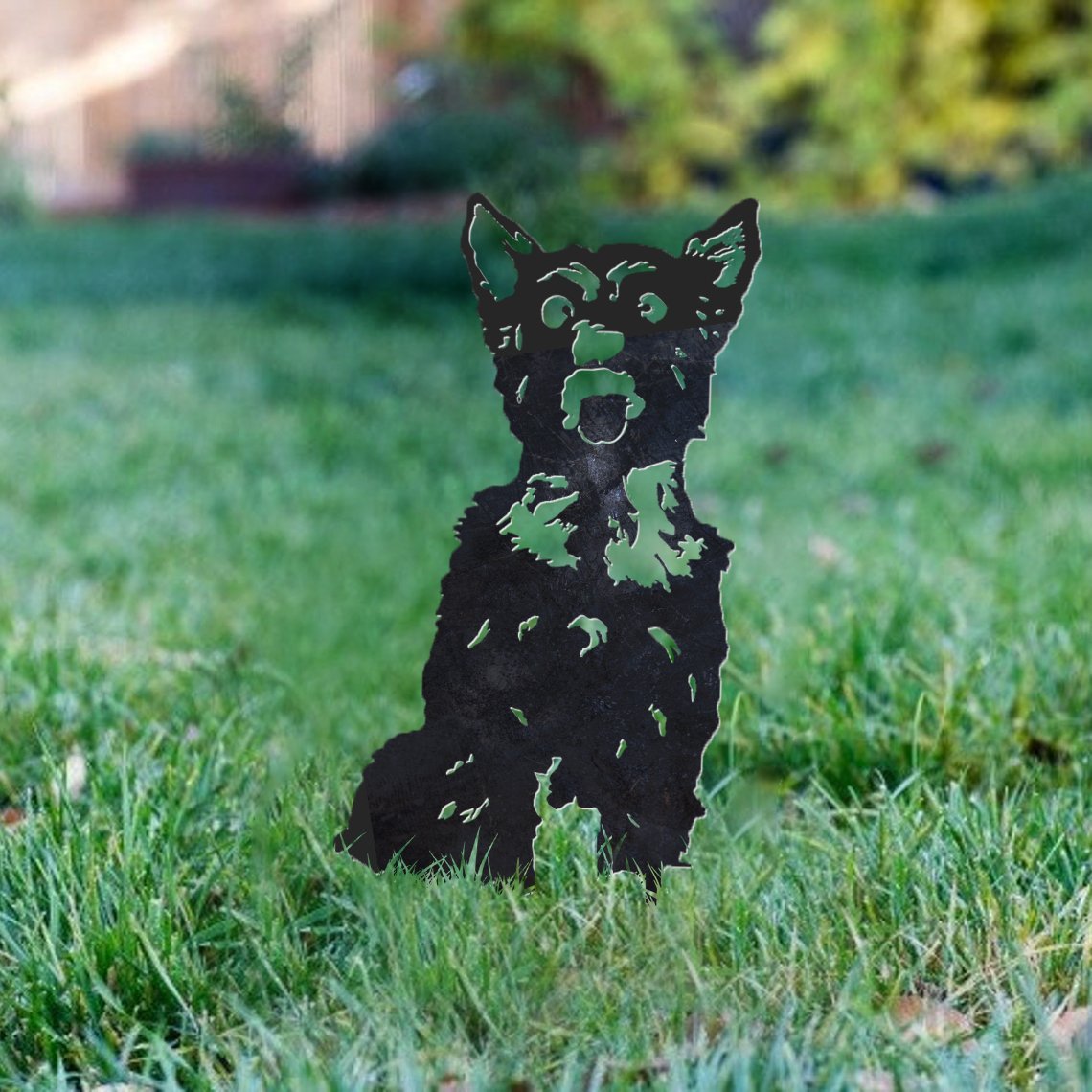 Yorkshire Terrier Metal Silhouette
