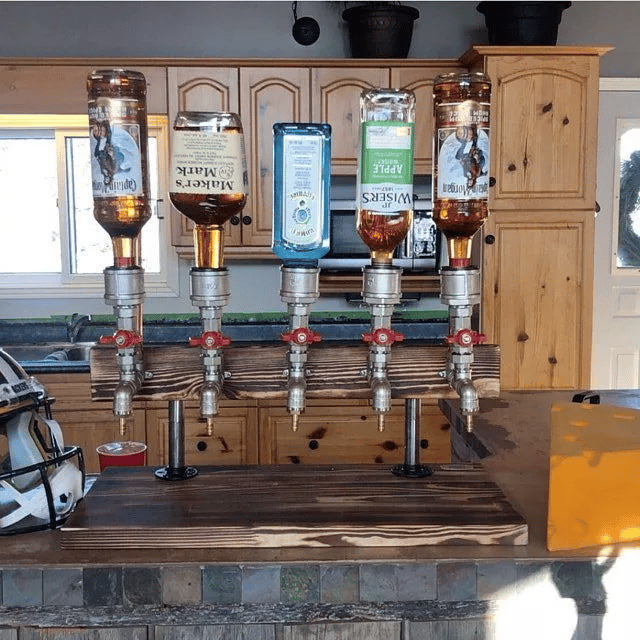 💥PROMOTION 49%OFF💥Liquor Alcohol Whiskey wood Dispenser