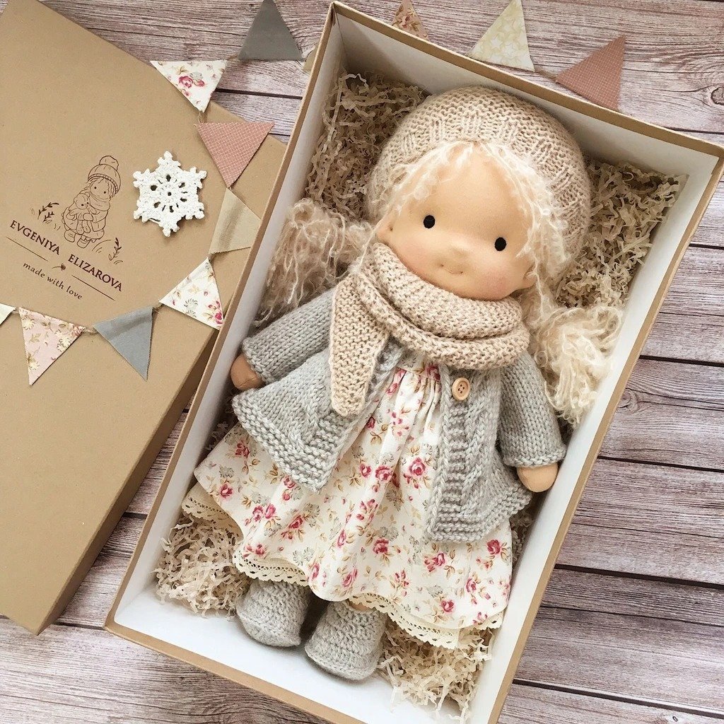 🎁🎁The Best Gift for Kids-Handmade Waldorf Doll👧(Buy2 Free Shipping)