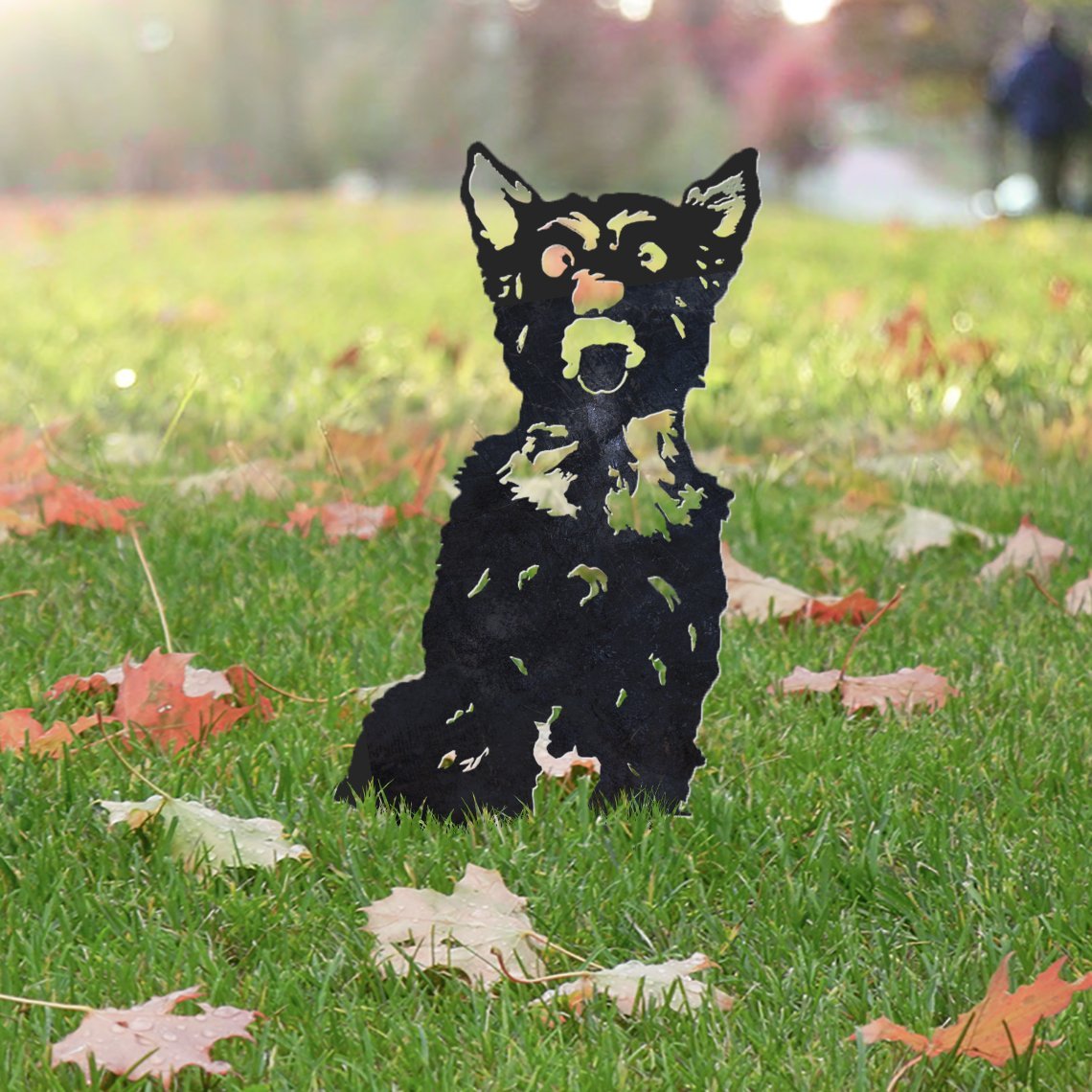 Yorkshire Terrier Metal Silhouette