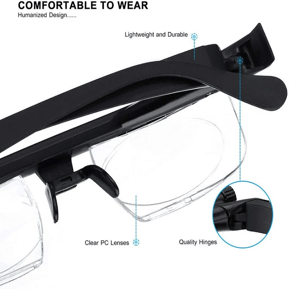 🔥Promotion 49% OFF🔥 ADJUSTABLE FOCUS GLASSES DIAL VISION NEAR AND FAR SIGHT