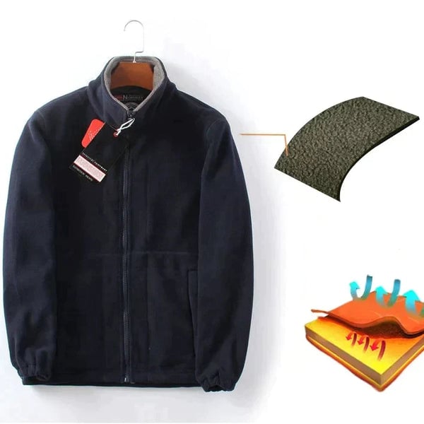 🔥Men’s Double-Layer Fleece Hooded Jacket(49% OFF)