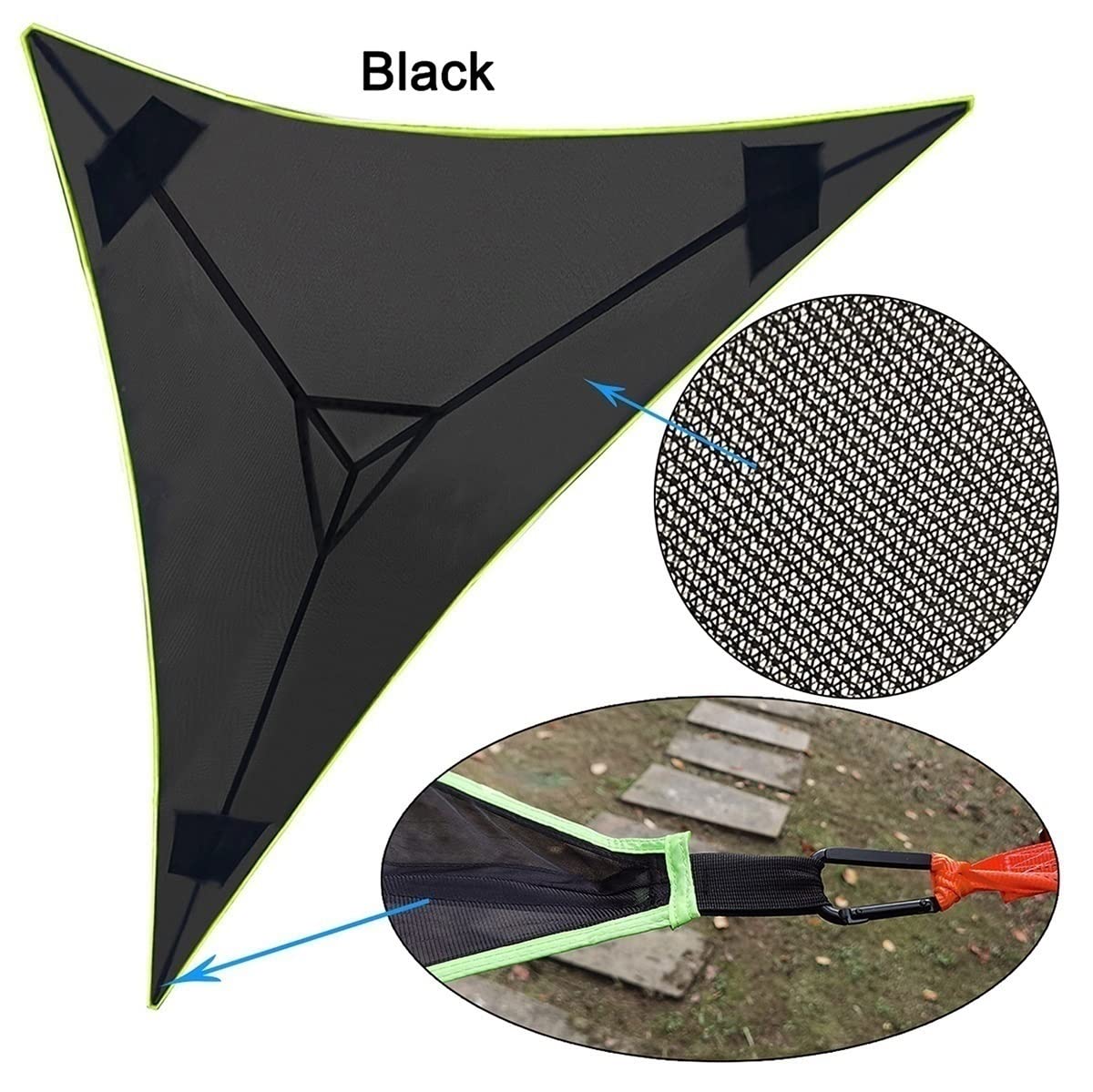 Portable Multiplayer Triangle Hammock