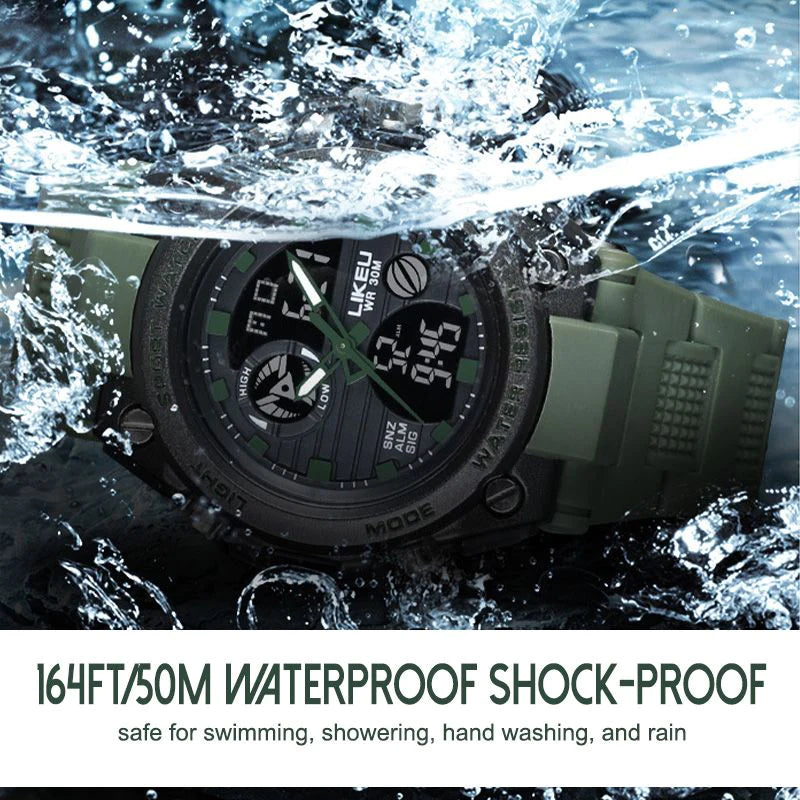 50m Waterproof High-end Men’s Sports Watch