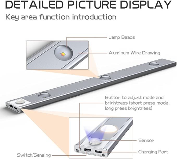 🔥LAST DAY DISCOUNT , BUY MORE SAVE MORE  - 💡 LED Motion Sensor Cabinet Light 💡