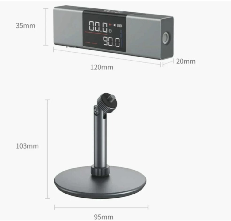 2023 New LED Screen Dual Laser Digital Protractor With Tripod-Free Shipping