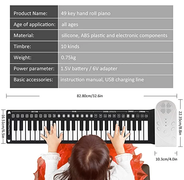 Best Christmas Gift - Hand Roll Portable Piano (Today 49% OFF)