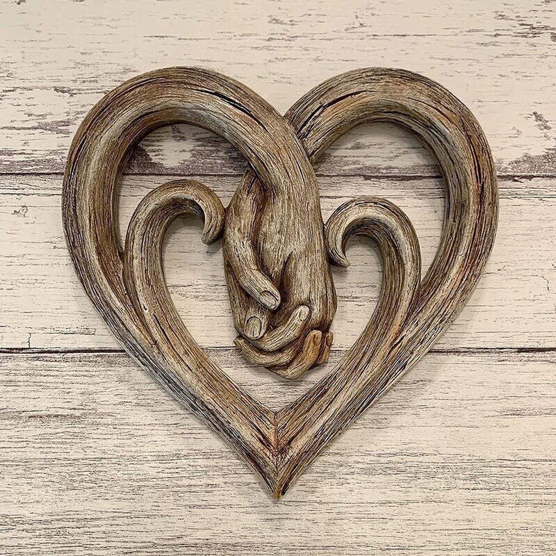 🎁-49%OFF-🔥Heart Holding Hands Wall Decor - Forever Love