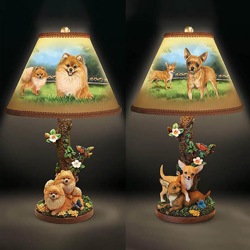 A great gift - cat and dog table lamp