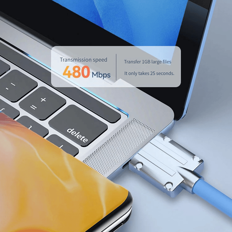 180° Rotating Fast Charge Cable