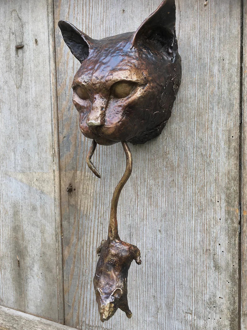 Cat Door Knocker