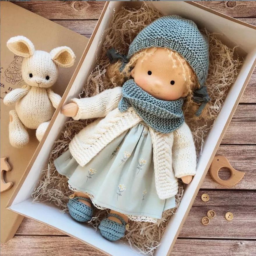 🎁🎁The Best Gift for Kids-Handmade Waldorf Doll👧(Buy2 Free Shipping)